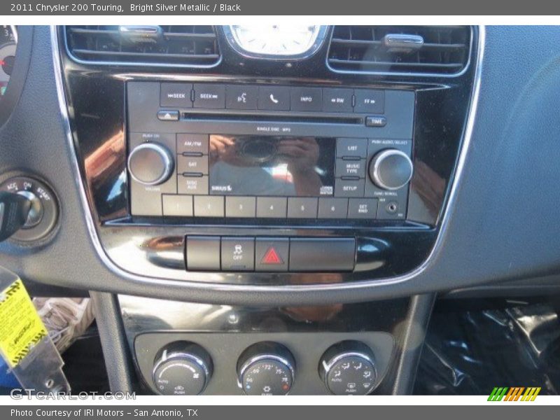 Bright Silver Metallic / Black 2011 Chrysler 200 Touring