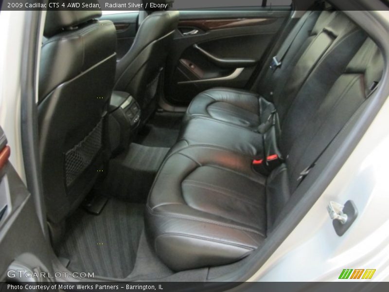 Radiant Silver / Ebony 2009 Cadillac CTS 4 AWD Sedan