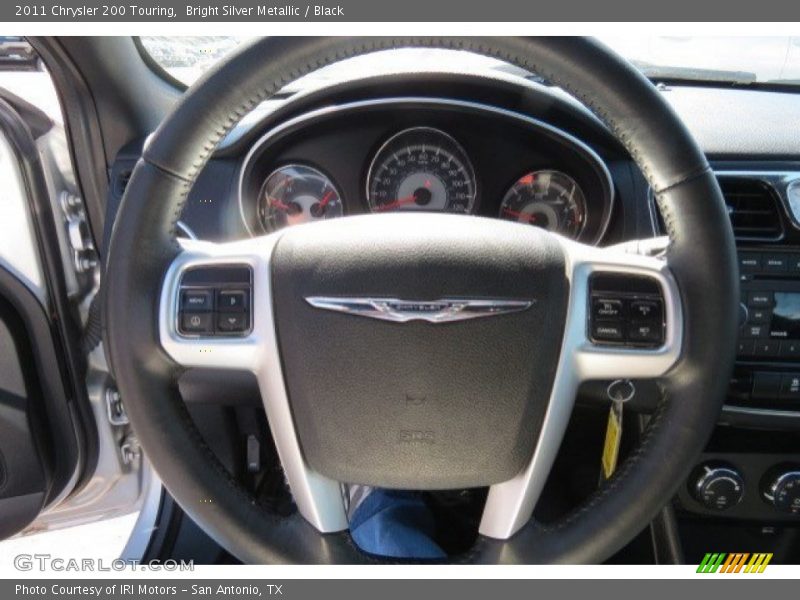 Bright Silver Metallic / Black 2011 Chrysler 200 Touring
