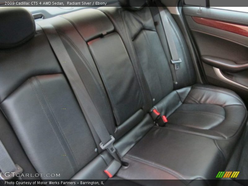 Radiant Silver / Ebony 2009 Cadillac CTS 4 AWD Sedan