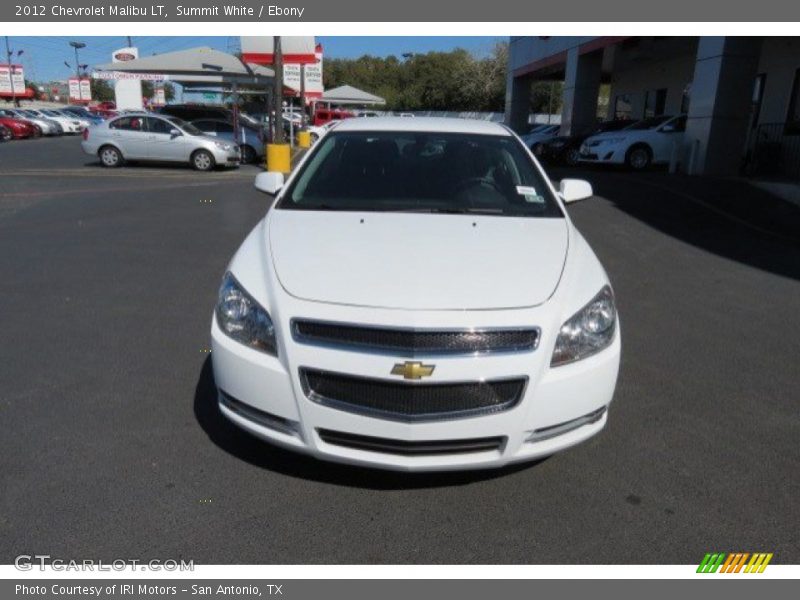 Summit White / Ebony 2012 Chevrolet Malibu LT