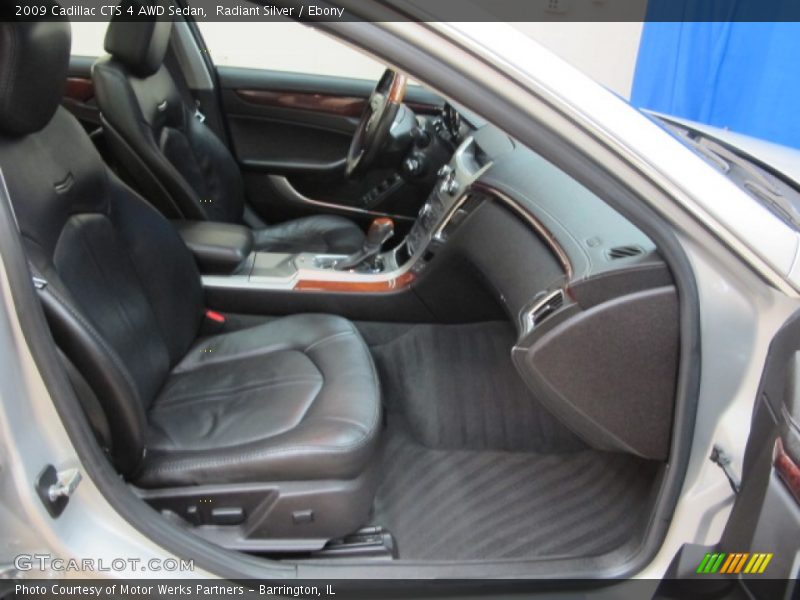 Radiant Silver / Ebony 2009 Cadillac CTS 4 AWD Sedan