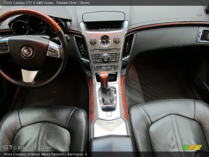 Radiant Silver / Ebony 2009 Cadillac CTS 4 AWD Sedan