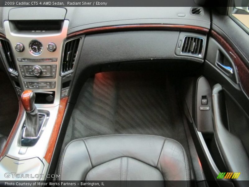 Radiant Silver / Ebony 2009 Cadillac CTS 4 AWD Sedan