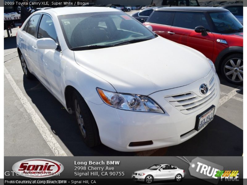 Super White / Bisque 2009 Toyota Camry XLE