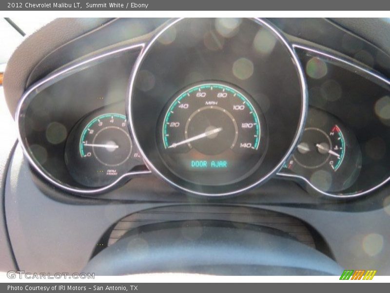 Summit White / Ebony 2012 Chevrolet Malibu LT