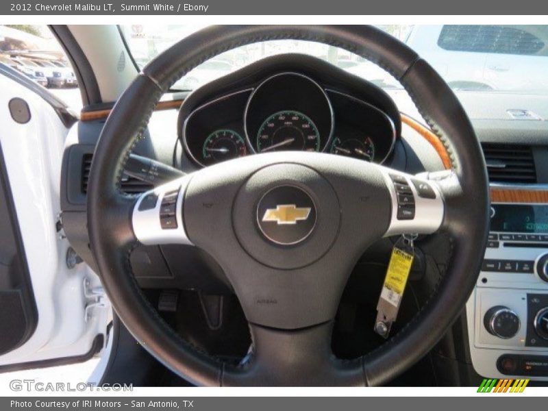 Summit White / Ebony 2012 Chevrolet Malibu LT