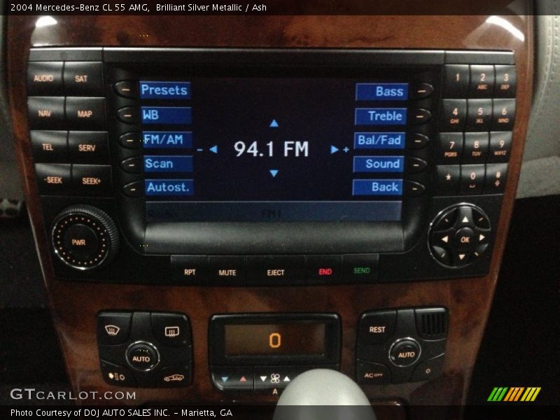 Audio System of 2004 CL 55 AMG