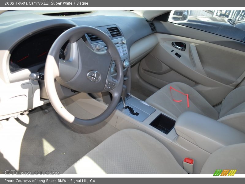 Super White / Bisque 2009 Toyota Camry XLE