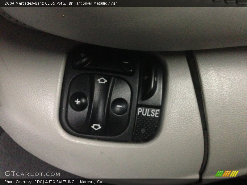 Controls of 2004 CL 55 AMG