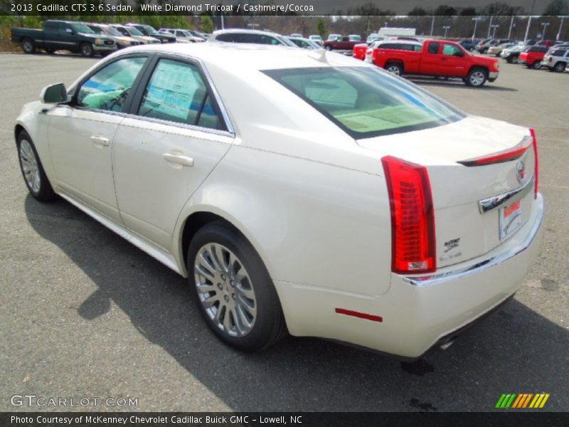 White Diamond Tricoat / Cashmere/Cocoa 2013 Cadillac CTS 3.6 Sedan