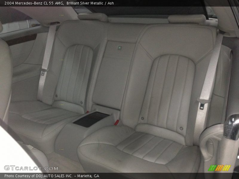 Rear Seat of 2004 CL 55 AMG