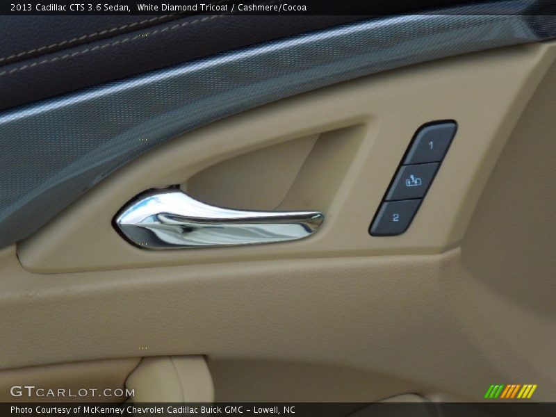 White Diamond Tricoat / Cashmere/Cocoa 2013 Cadillac CTS 3.6 Sedan