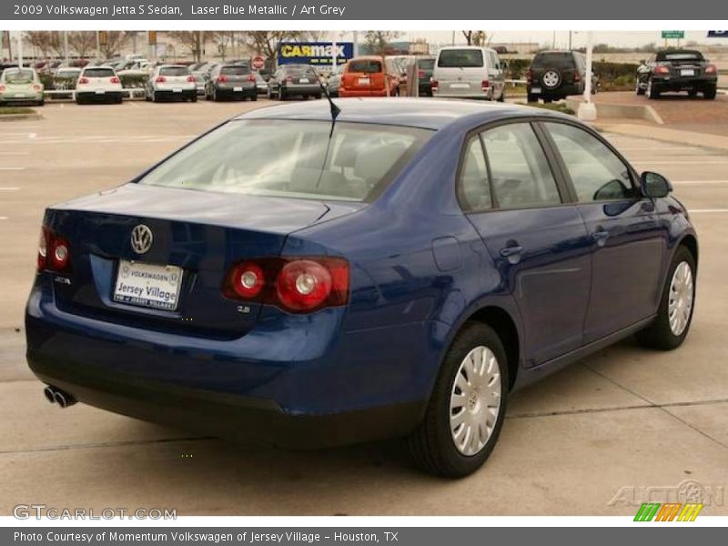 Laser Blue Metallic / Art Grey 2009 Volkswagen Jetta S Sedan