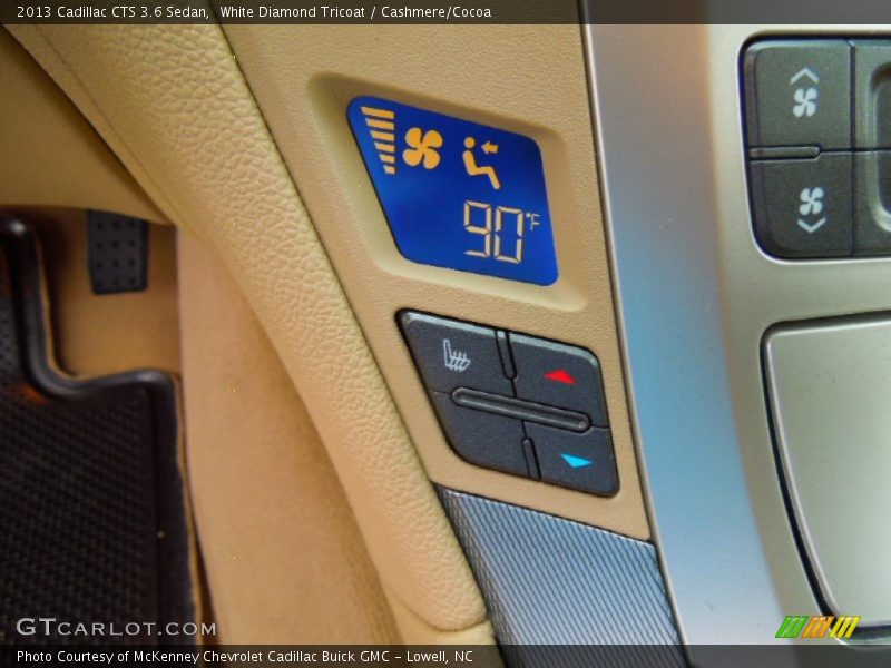 White Diamond Tricoat / Cashmere/Cocoa 2013 Cadillac CTS 3.6 Sedan