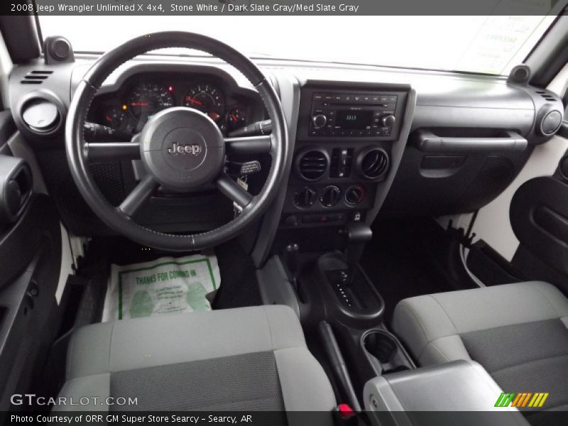 Dashboard of 2008 Wrangler Unlimited X 4x4