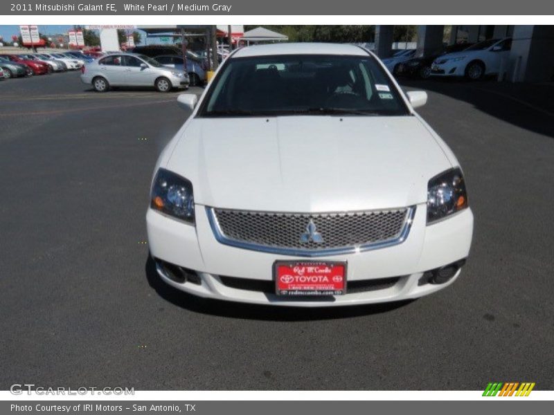 White Pearl / Medium Gray 2011 Mitsubishi Galant FE