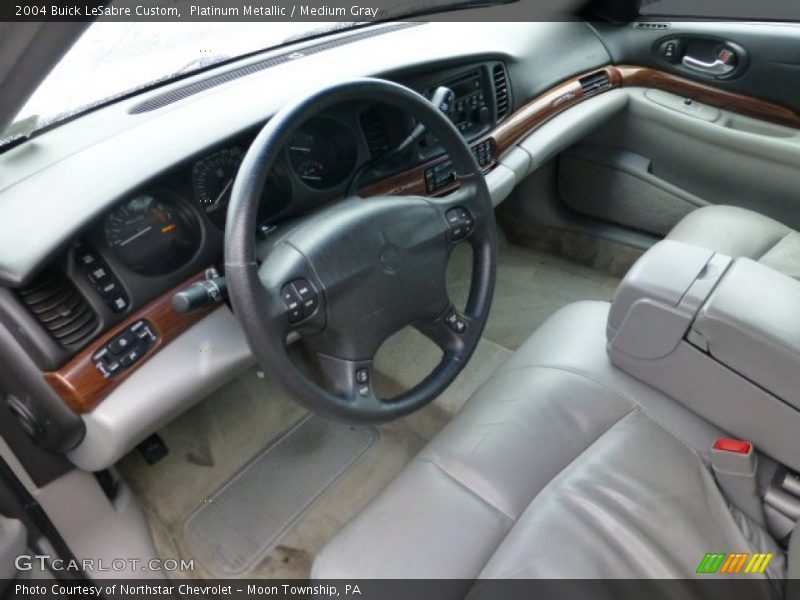 Platinum Metallic / Medium Gray 2004 Buick LeSabre Custom