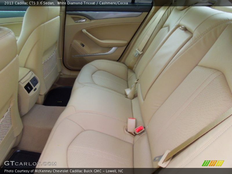 White Diamond Tricoat / Cashmere/Cocoa 2013 Cadillac CTS 3.6 Sedan