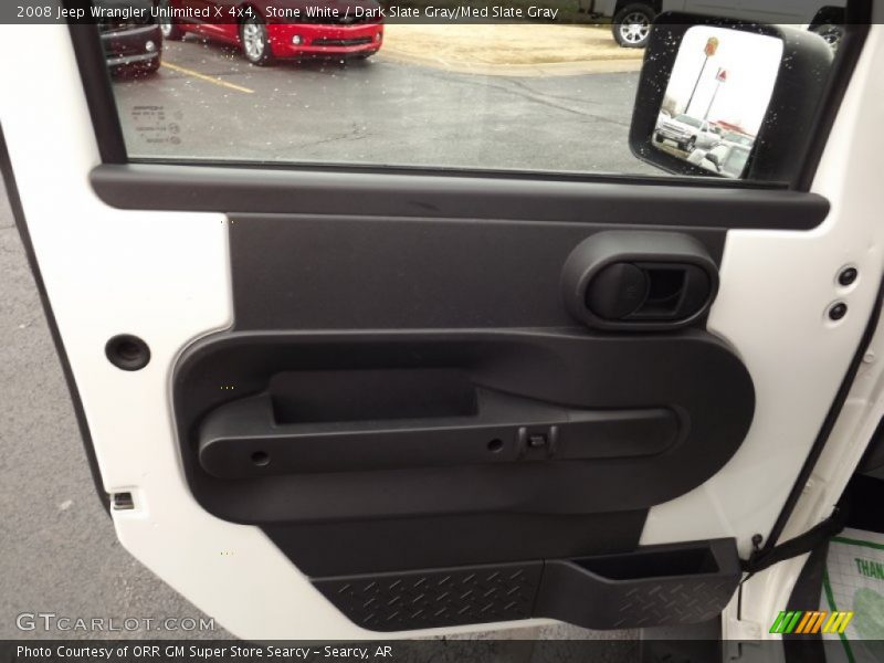 Stone White / Dark Slate Gray/Med Slate Gray 2008 Jeep Wrangler Unlimited X 4x4