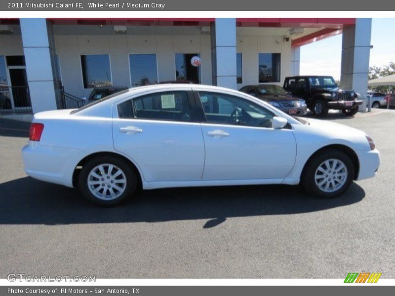 White Pearl / Medium Gray 2011 Mitsubishi Galant FE