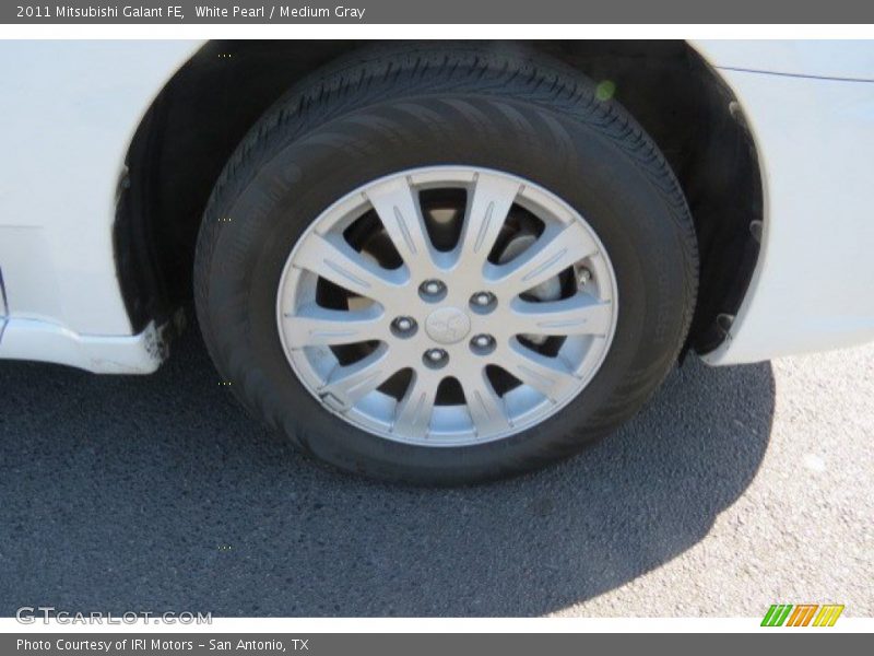White Pearl / Medium Gray 2011 Mitsubishi Galant FE
