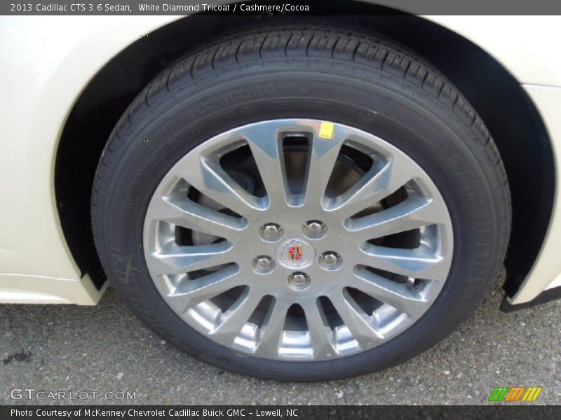 White Diamond Tricoat / Cashmere/Cocoa 2013 Cadillac CTS 3.6 Sedan