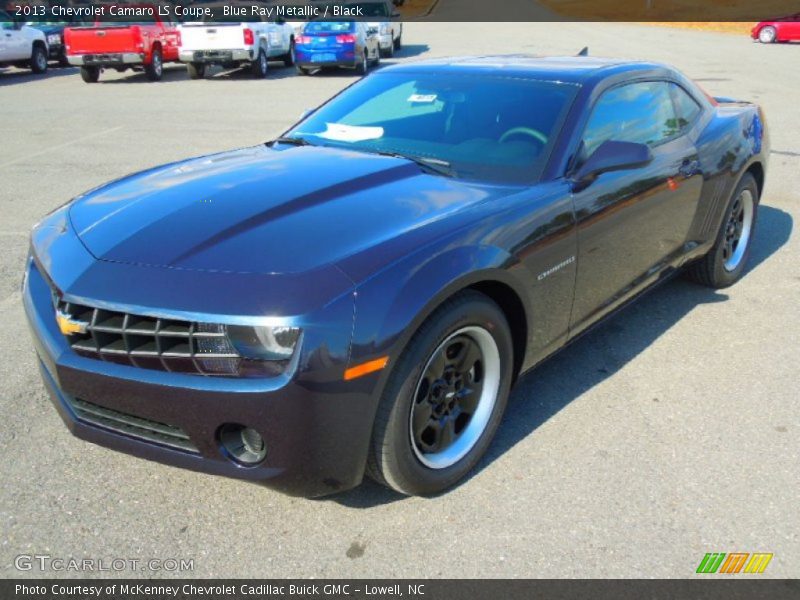 Blue Ray Metallic / Black 2013 Chevrolet Camaro LS Coupe