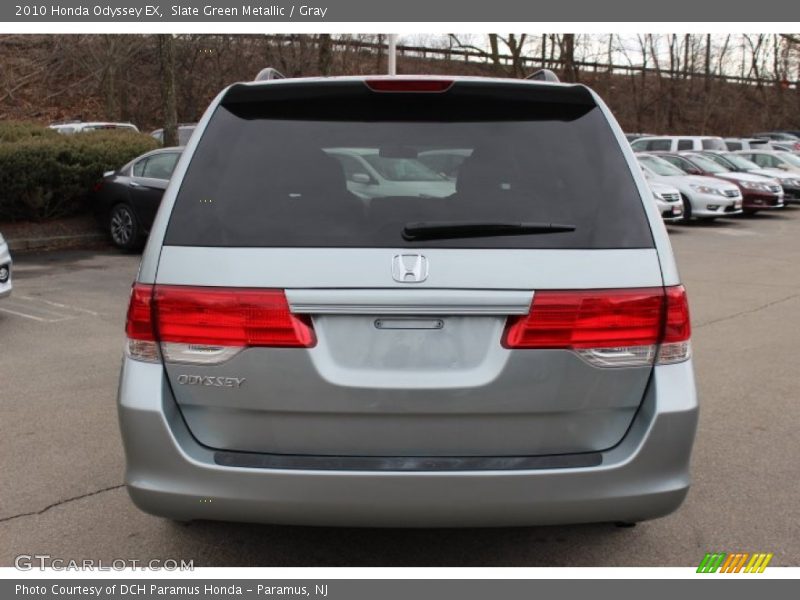 Slate Green Metallic / Gray 2010 Honda Odyssey EX