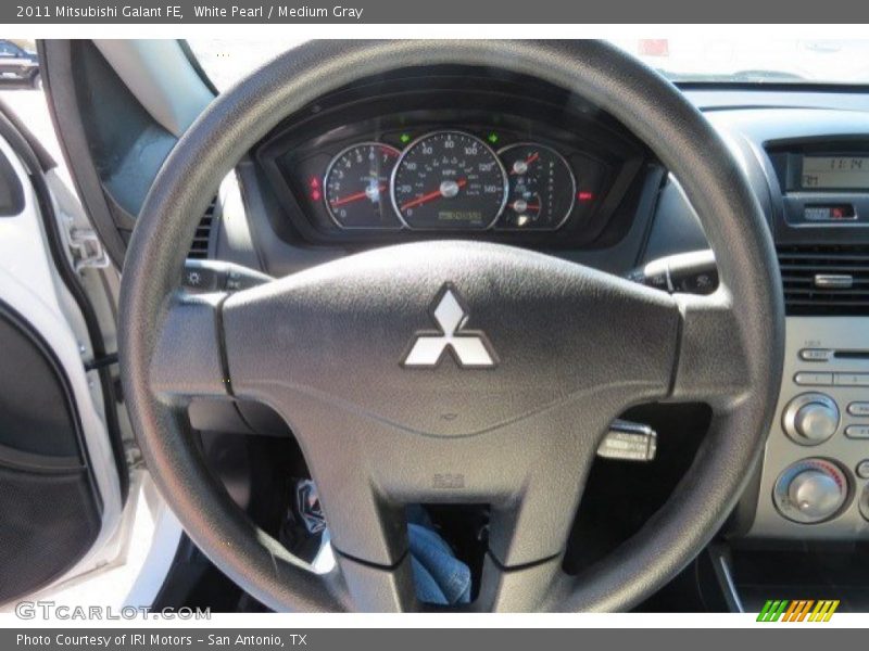 White Pearl / Medium Gray 2011 Mitsubishi Galant FE