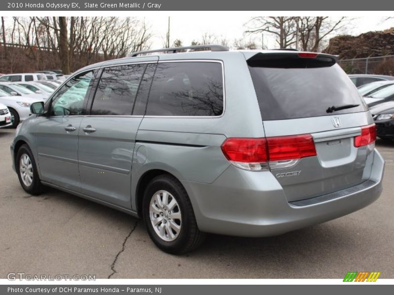 Slate Green Metallic / Gray 2010 Honda Odyssey EX