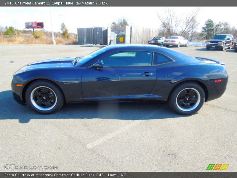 Blue Ray Metallic / Black 2013 Chevrolet Camaro LS Coupe