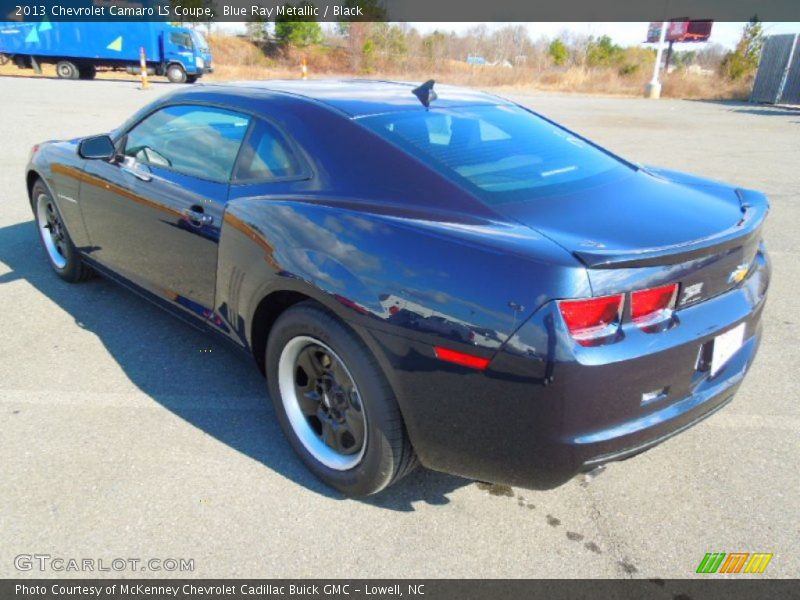 Blue Ray Metallic / Black 2013 Chevrolet Camaro LS Coupe