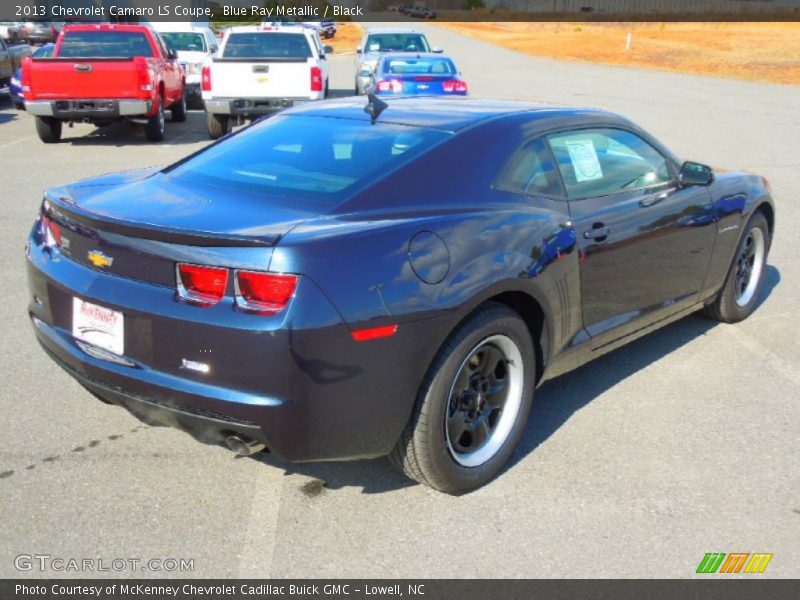 Blue Ray Metallic / Black 2013 Chevrolet Camaro LS Coupe
