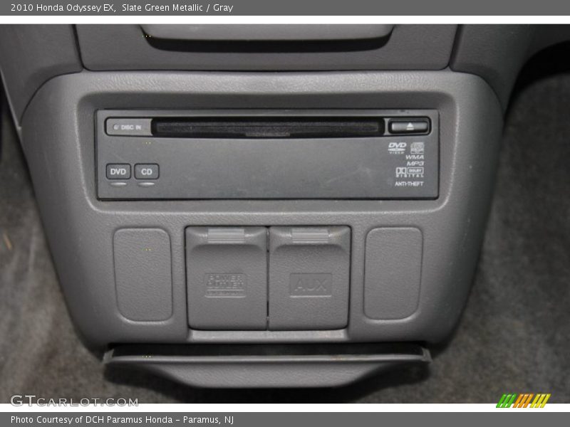Slate Green Metallic / Gray 2010 Honda Odyssey EX