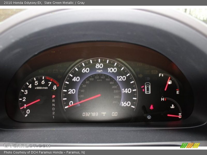  2010 Odyssey EX EX Gauges