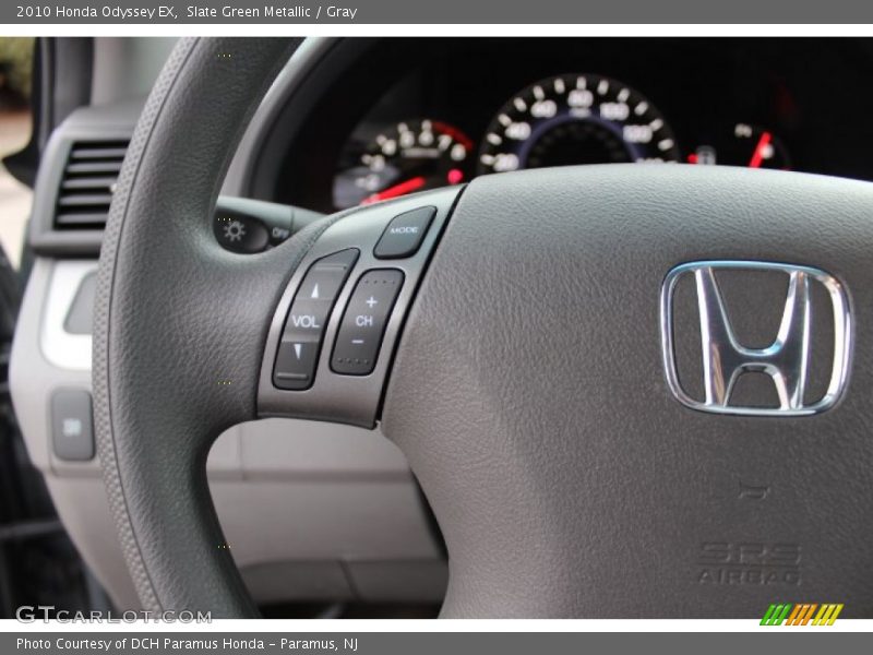 Slate Green Metallic / Gray 2010 Honda Odyssey EX