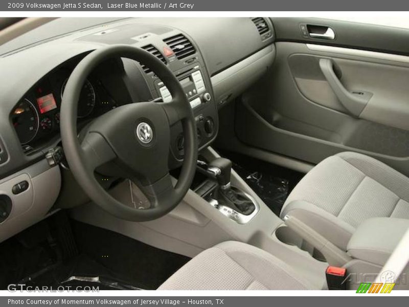 Laser Blue Metallic / Art Grey 2009 Volkswagen Jetta S Sedan