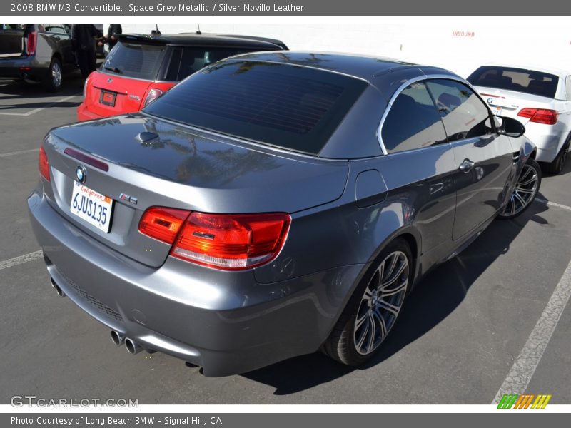 Space Grey Metallic / Silver Novillo Leather 2008 BMW M3 Convertible