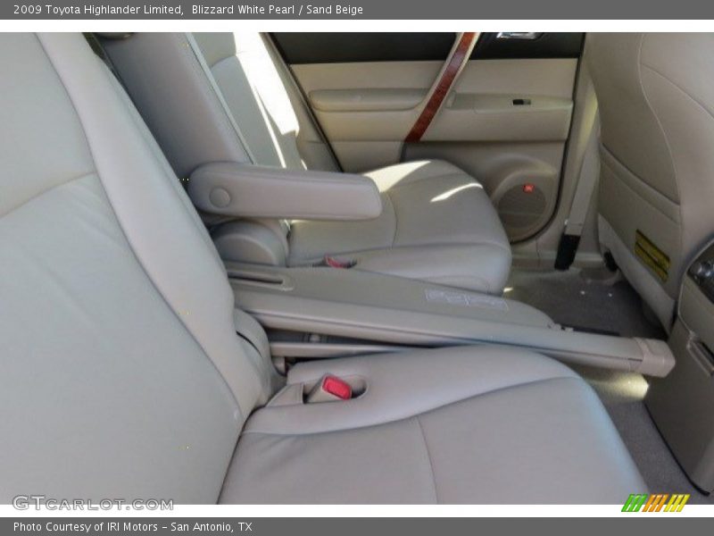 Blizzard White Pearl / Sand Beige 2009 Toyota Highlander Limited