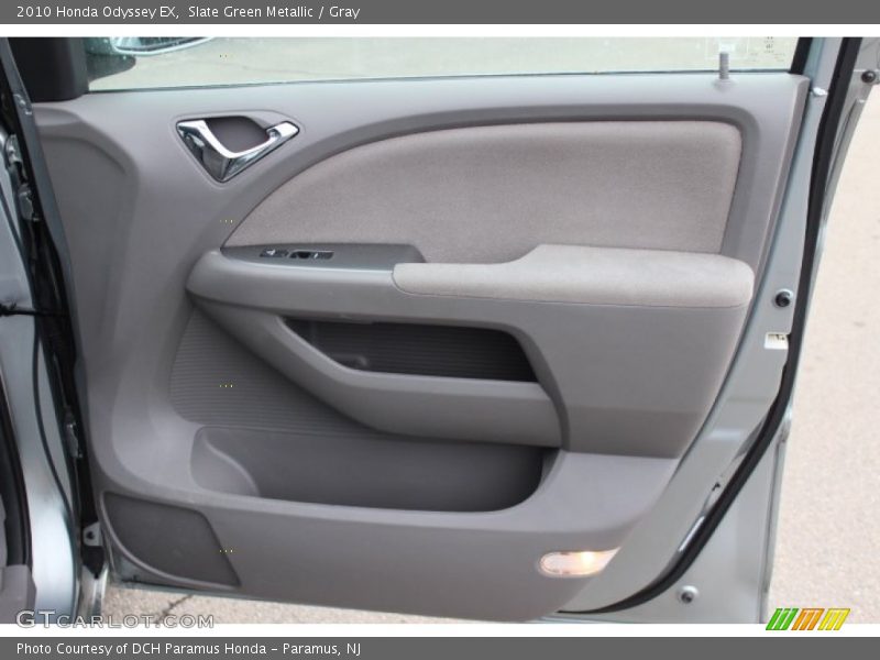 Slate Green Metallic / Gray 2010 Honda Odyssey EX