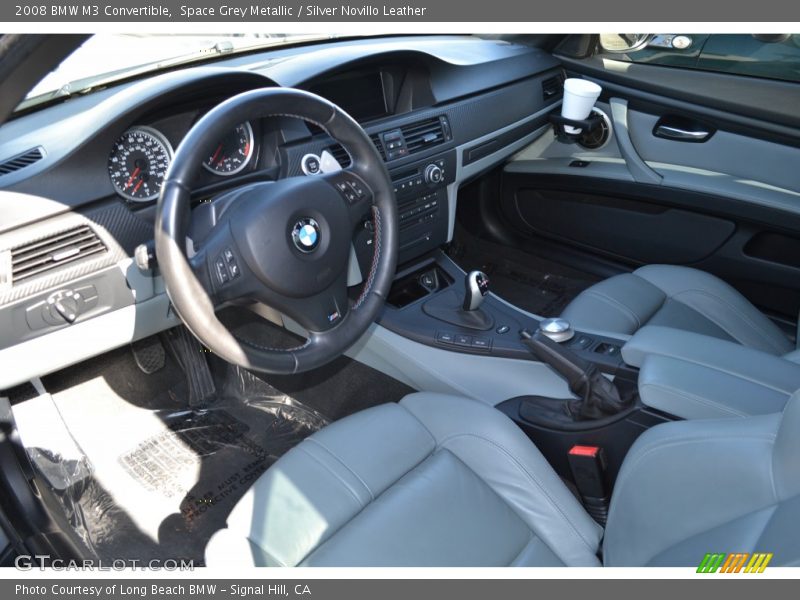 Silver Novillo Leather Interior - 2008 M3 Convertible 