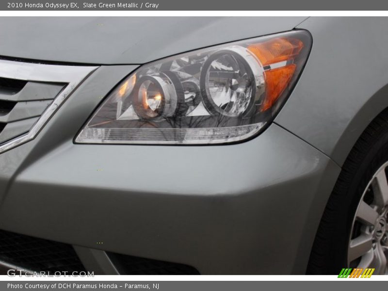 Slate Green Metallic / Gray 2010 Honda Odyssey EX