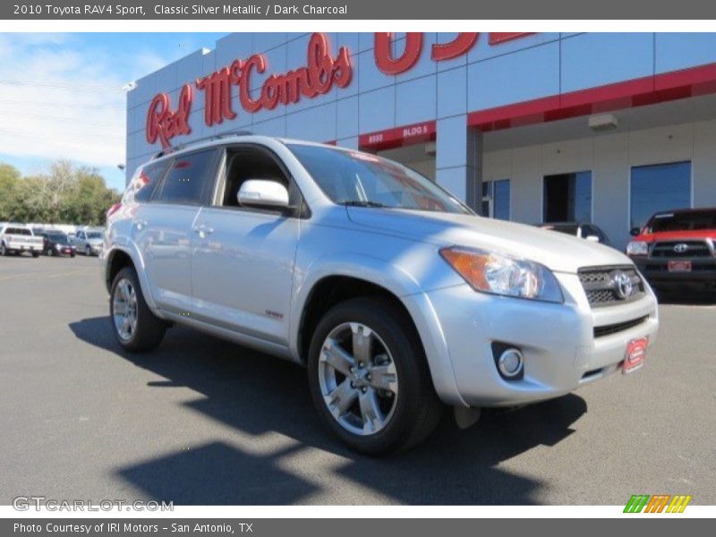 Classic Silver Metallic / Dark Charcoal 2010 Toyota RAV4 Sport