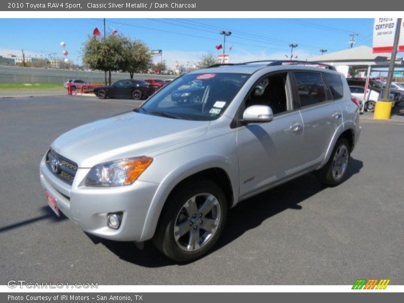 Classic Silver Metallic / Dark Charcoal 2010 Toyota RAV4 Sport