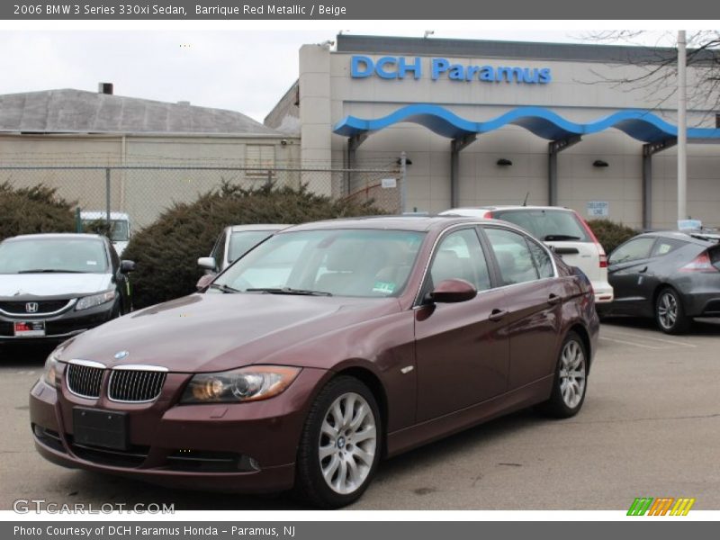 Barrique Red Metallic / Beige 2006 BMW 3 Series 330xi Sedan