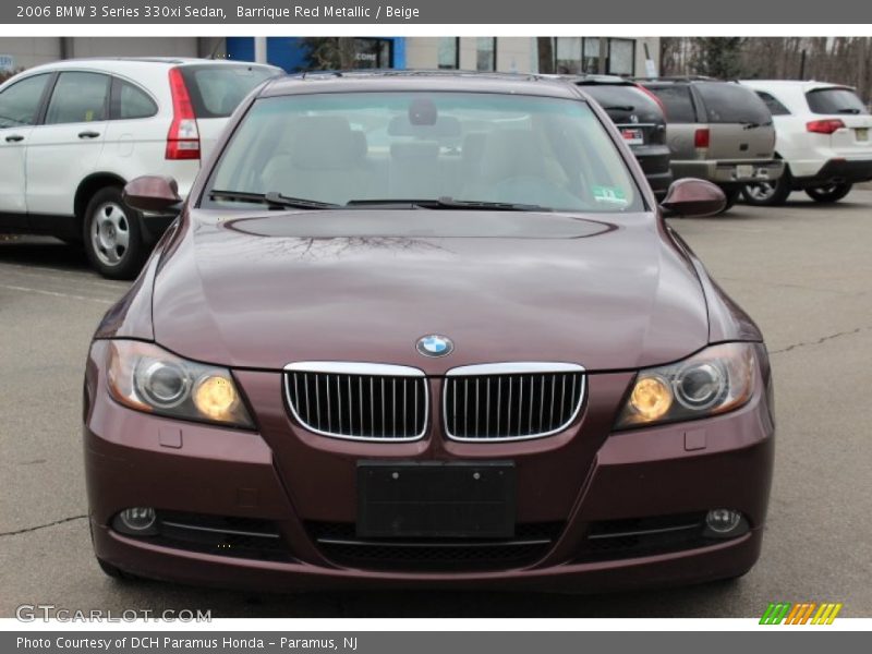 Barrique Red Metallic / Beige 2006 BMW 3 Series 330xi Sedan