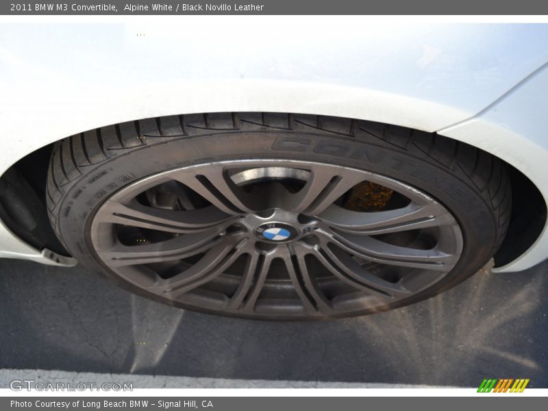 Alpine White / Black Novillo Leather 2011 BMW M3 Convertible