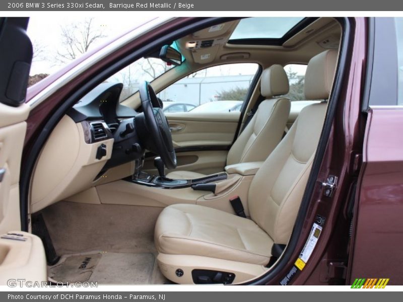 Front Seat of 2006 3 Series 330xi Sedan