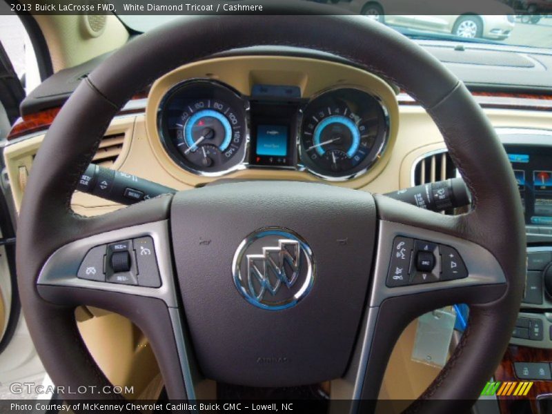 White Diamond Tricoat / Cashmere 2013 Buick LaCrosse FWD